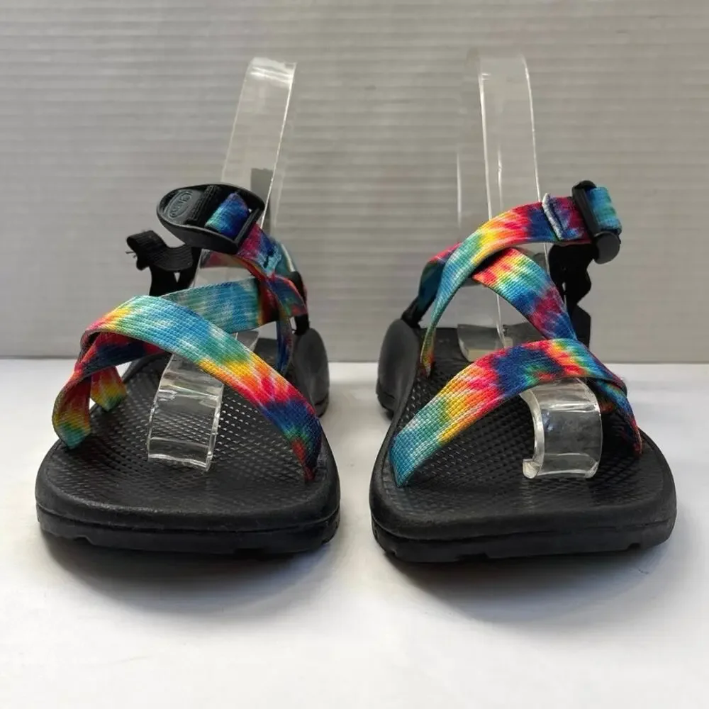 Chaco Z/1 Wide Strap Sandals Size 6 Tie Dye